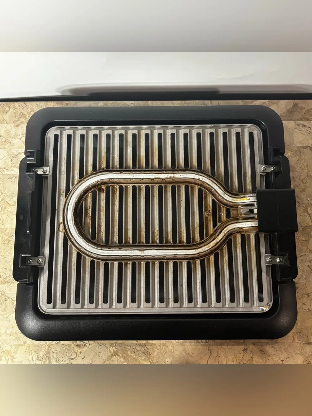 Gotham Steel Non Stick Titanium & Copper Electric Smoke-Less Grill 16”x14”
